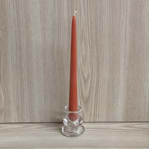 Moreton Taper Candle 25cm - Baked Clay