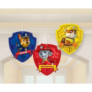 Paw Patrol Honeycomb Decorations - Tissue & Printed Paper