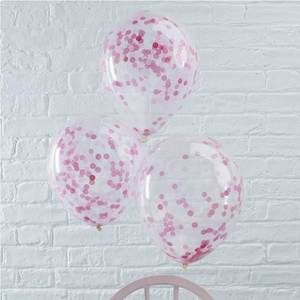 Confetti Balloons - Pink