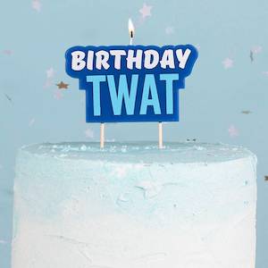 Birthday Twat Adult Birthday Cake Candle