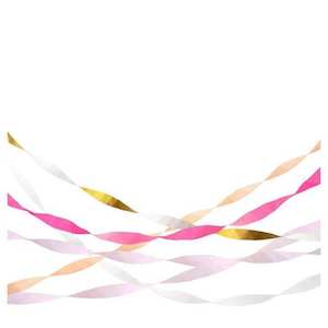 Pink Crepe Paper Streamers