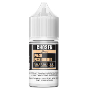 Tobacco product: Chosen Salts - Peach Passionfruit 30ml