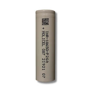 Tobacco product: Molicel Battery P26A 18650 2600mAh - P26A