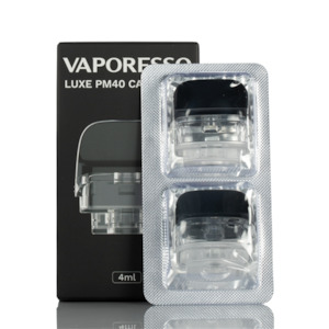 Tobacco product: Vaporesso LUXE PM40 Empty Cartridge 4ml 2PCS/Pack