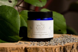 Manufacturing: White Cloud Skincare, Lavender & Kawakawa Soothing Hand and Body Cream