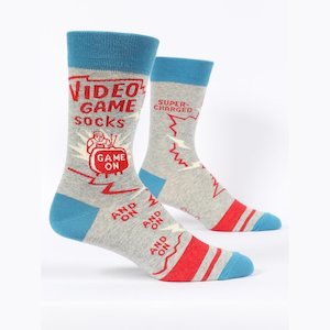 Video Game Socks - Men's Crew Socks