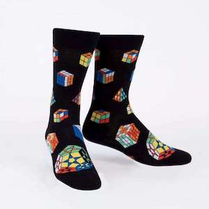 Puzzle Box - Men's Crew Socks