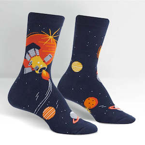 Fly Me to the Sun - Women's Crew Socks