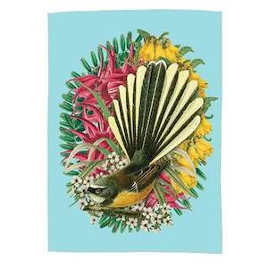 Botanical Fantail - Tea Towel