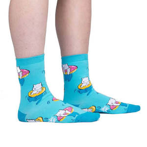 Hangin' Meowt - Women's Crew Socks