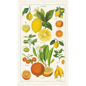 Gift: Citrus - Cavallini Print Tea Towel