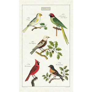 Gift: Birds - Cavallini Print Tea Towel