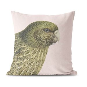 Hushed Pink Kakapo Cushion Cover