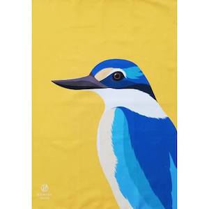 Kingfisher Tea Towel - Hansby Design