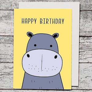 Gift: Card - Happy Birthday Hippo