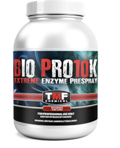 Electronic equipment wholesaling - industrial: TMF - BIOPRO 10K Enzyme PreSpray 8LB JAR (3.6KG)