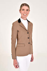 Womens Jackets: GP Riding Jacket - Biscuit