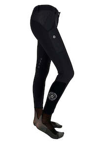 Girl's Perf Insert Breeches - Navy