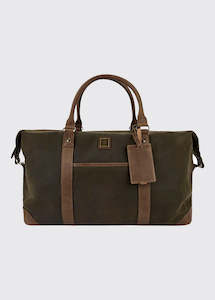 Brittas Wax Holdall Bag - Olive