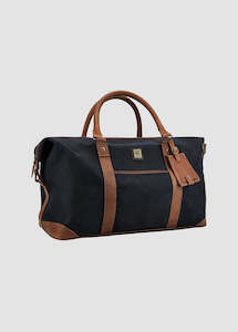 Brittas Wax Holdall Bag - Navy