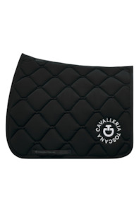 Orbit Quilted Dressage Pad - Black