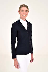 Womens Competition Jackets: GP Zip Riding Jacket - Navy