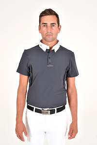 Men's Short Sleeve Tech Polo - Grey