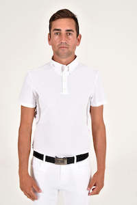 Men's Short Sleeve Tech Polo - White