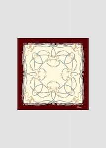 Merrion Silk Scarf - Ruby