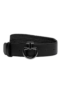 Belts: Women's Velvet Belt - Black