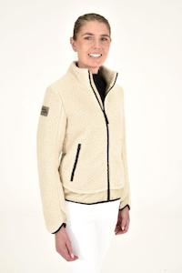 New: Teddy Bear Fleece Zip Up - Sand