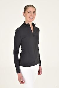 Ct Womens Casual: Jersey Fleece Half Zip - Navy