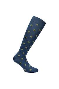 Mini CT Logo Socks - Blue/Yellow