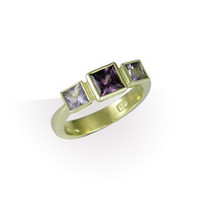 14ct Gold & Ceylon Spinel Design