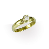 18ct Gold Design with 1/4 carat Diamond Jens Hansen