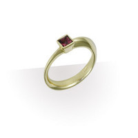 18ct Gold & African Spinel Ring Design Jens Hansen