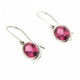 White Gold & Pink Tourmaline Earrings Jens Hansen