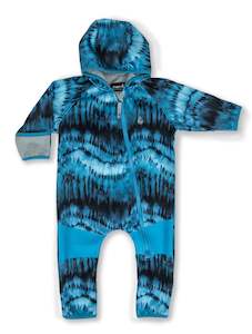 All-Weather Fleece Onesie - Stone Tie Dye