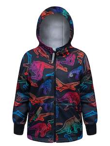 All-Weather Hoodie - Neon Dino