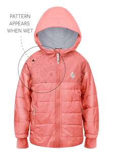 Clothing wholesaling: Hydracloud Puffer Jacket - Sorbet | Flower Power