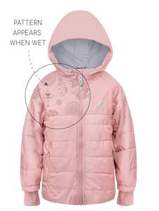 Clothing wholesaling: Hydracloud Puffer Jacket - Dusky Pink | Celestial Unicorn