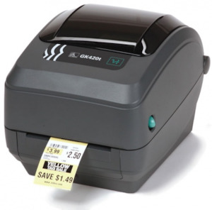 Label Printer: Zebra GK420T Desktop Label Printer