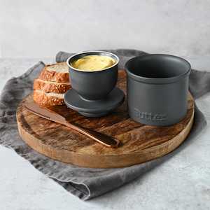 Bread Baking: Butter Bundle with Butter Bowl and Rose Gold Butter Knife