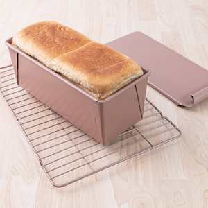 Rose Gold Bread Tin with Lid