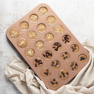 Rose Gold Mini Muffin Tray