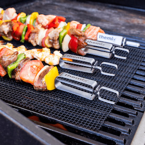 Sliding BBQ Skewers – Pack of 4