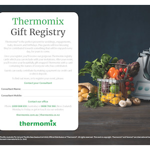 Thermomix® Gift Registry Info Flyer (1 pack)