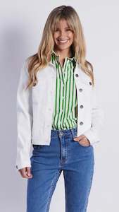 Rylan Denim Jacket White