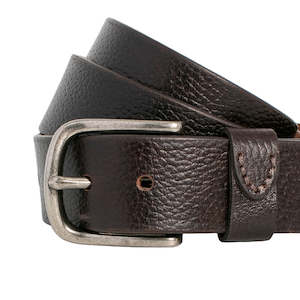 The Boss Leather Belt Chocolate