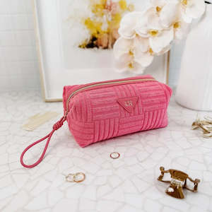 Tori Hot Pink Cosmetic Bag